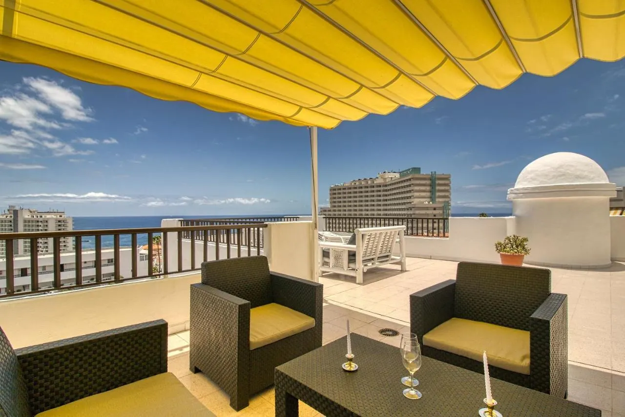Penthouse Sea View Jacuzzy Terrace & Pool Apartment Playa Fanabe
