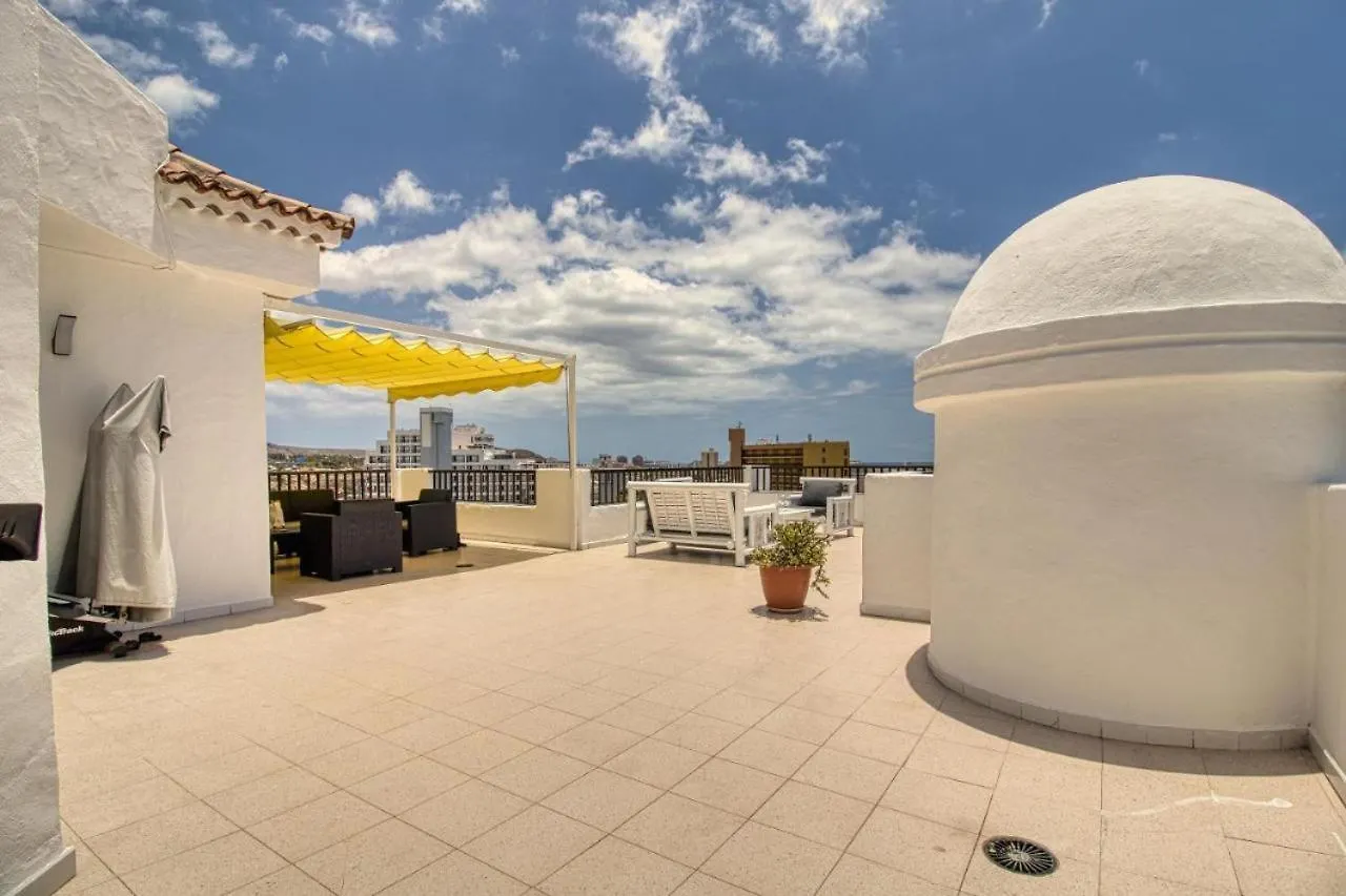Penthouse Sea View Jacuzzy Terrace & Pool Apartment Playa Fanabe