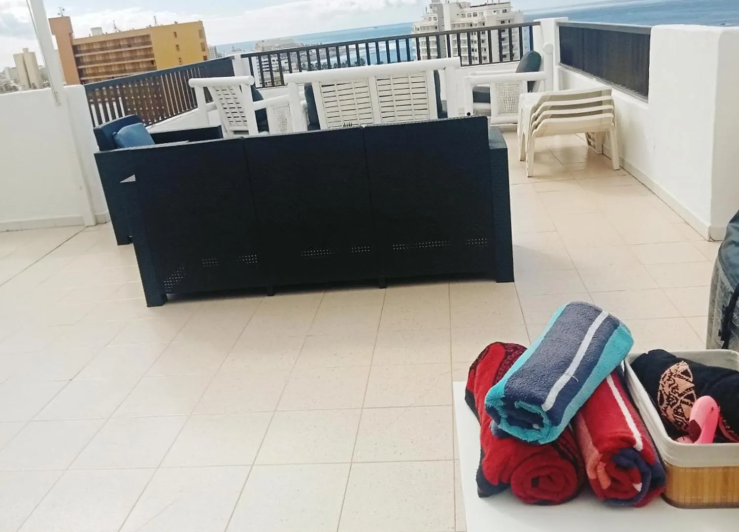 Penthouse Sea View Jacuzzy Terrace & Pool Apartment Playa Fanabe