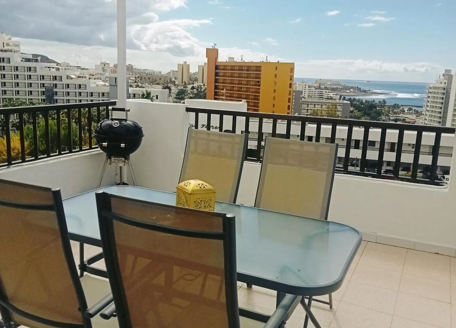 Penthouse Sea View Jacuzzy Terrace & Pool Apartment Playa Fanabe 0*,  Spain